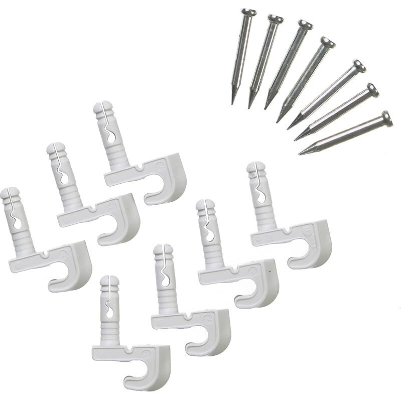 7pk ClosetMaid 56610 Pre-Loaded Wall Clips for Secure Shelving Installation