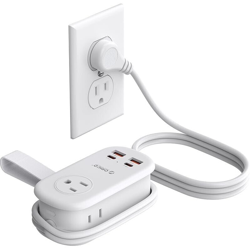 ORICO 65W GaN Travel Power Strip with 7-in-1 Charging Ports - Fast Charging for All Devices