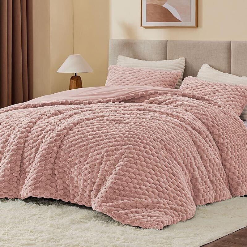 BEDELITE Fluffy King Size Comforter Set - Ultimate Comfort and Warmth