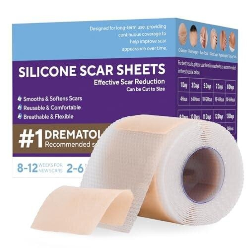 Silicone Scar Sheets for Effective Scar Reduction - 50% OFF