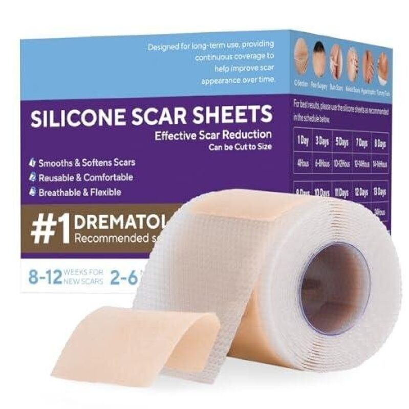 Silicone Scar Sheets for Effective Scar Reduction - 50% OFF