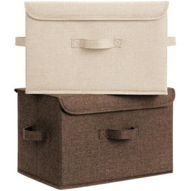 Maximize Space with Foldable Stackable Storage Bins - 51% Off