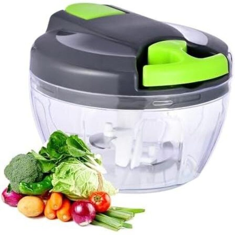 Portable Manual Food Processor - 500ml with Pull Cord - 57% OFF