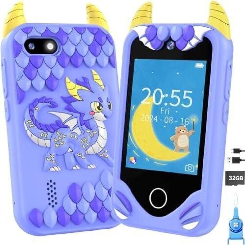 Interactive Learning Phone for Boys - Perfect Christmas Gift for Ages 3-6
