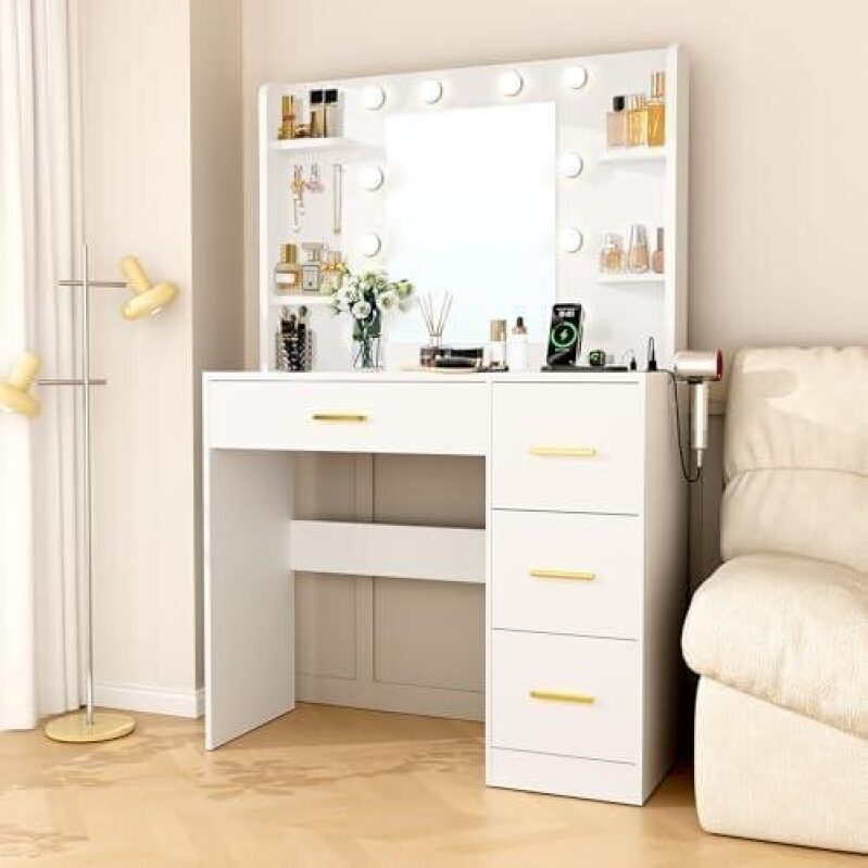 35-Inch LED Makeup Vanity with Lights - 50% Discount