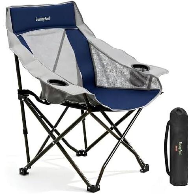 Ultra-Light, Oversized Adult Folding Camping Chair - 52% OFF