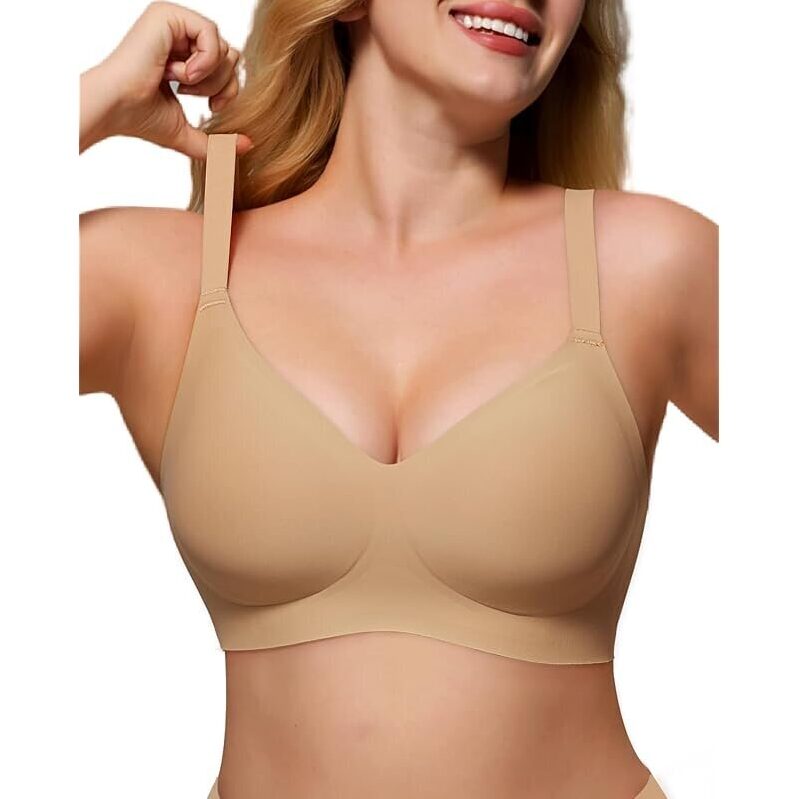 As Fairy Womens Soft Comfortable No Underwire Bra