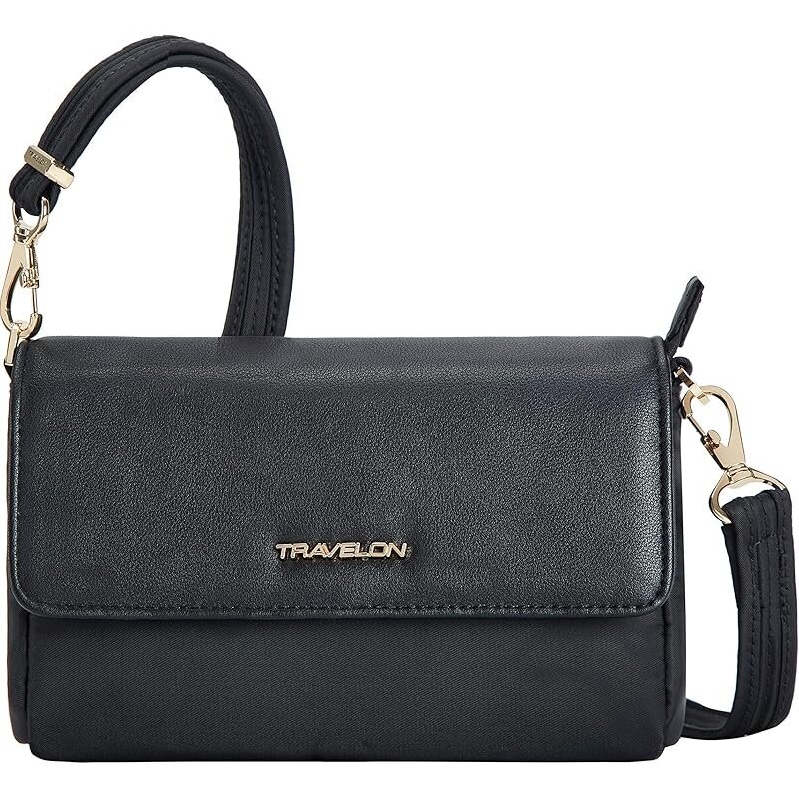 Travelon Anti-Theft Addison Convertible Crossbody/Belt Bag - Ultimate Urban Style & Security