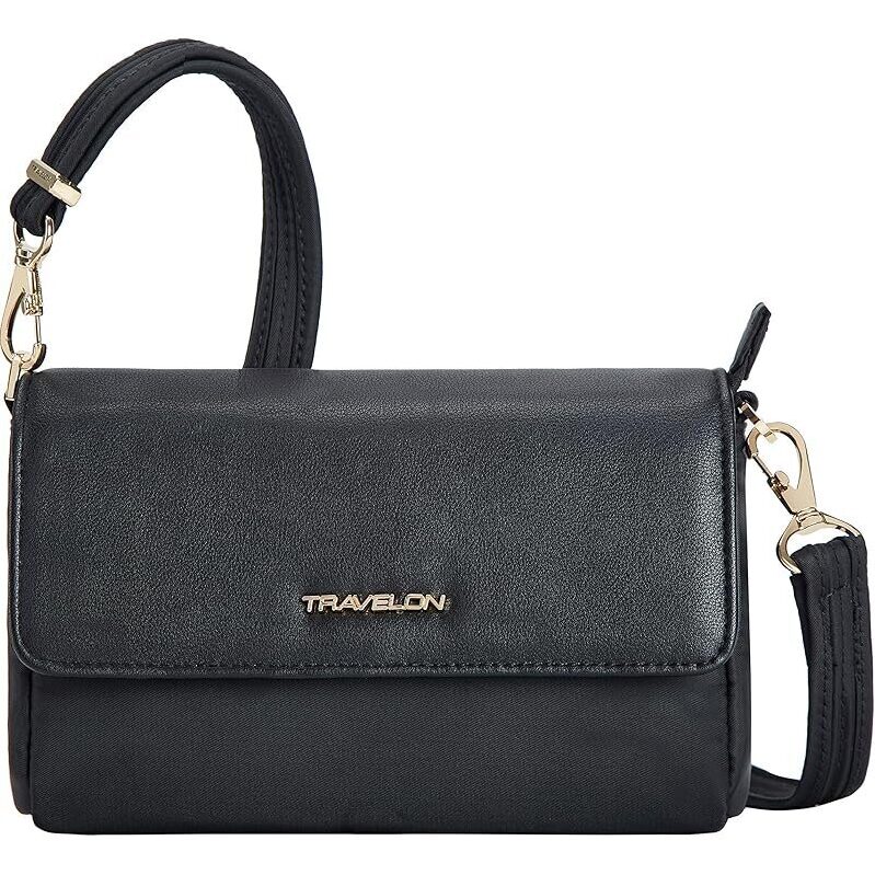 Travelon Anti-Theft Addison Convertible Crossbody/Belt Bag - Ultimate Urban Style & Security