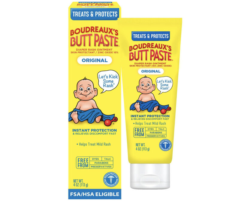Boudreaux's Butt Paste for Babies - Affordable Diaper Rash Treatment