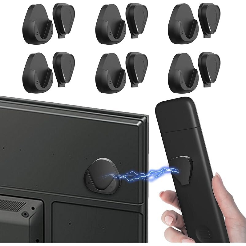 Magnetic Remote Control Holder Wall Mount - 6-Pack