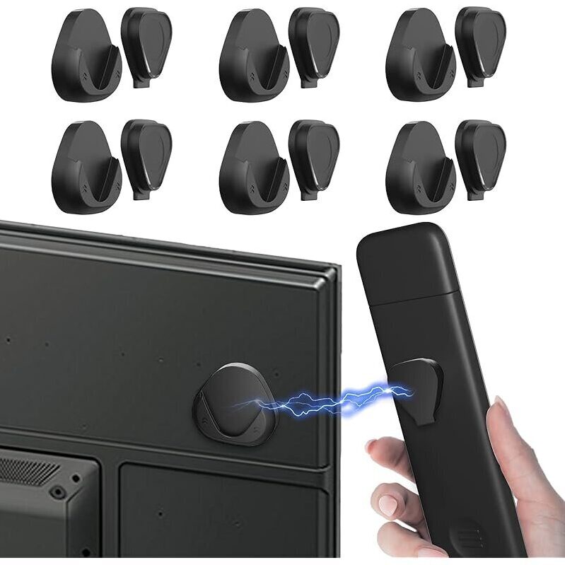 Magnetic Remote Control Holder Wall Mount - 6-Pack