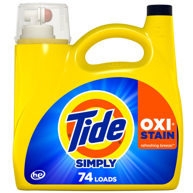 Tide Simply Oxi Boost + Ultra Stain Release Laundry Detergent - 105oz