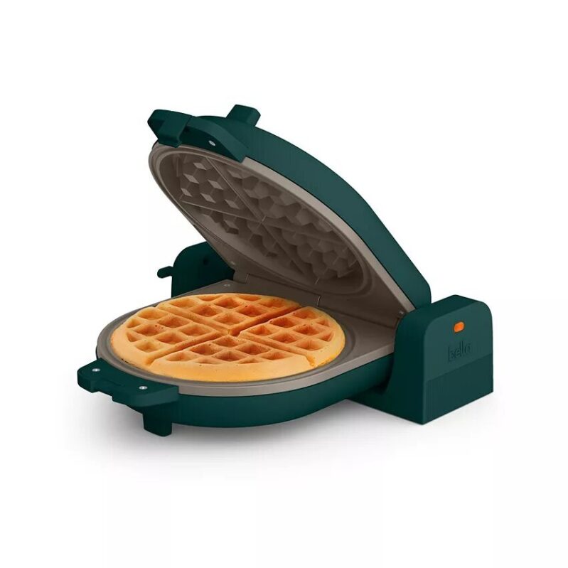 Bella Flip & Store Ceramic Waffle Maker - Perfect for Home Breakfasts