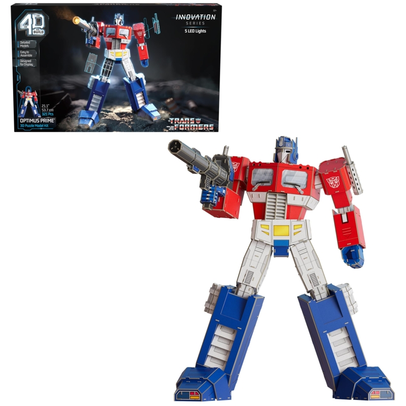 4D Build Transformers Optimus Prime 3D Model Kit