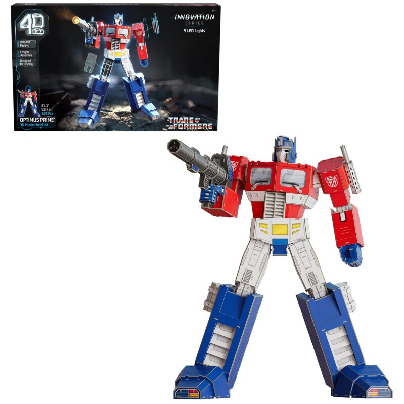 4D Build Transformers Optimus Prime 3D Model Kit