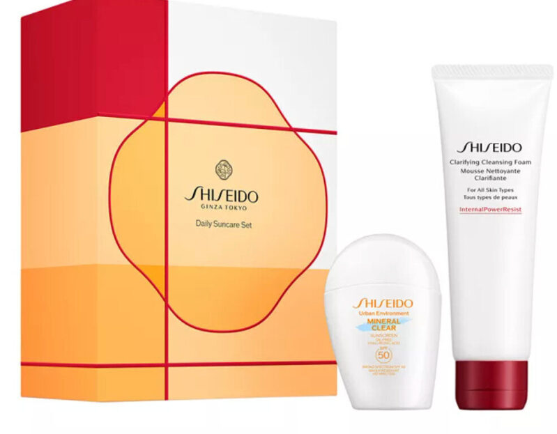 Shiseido Suncare Gift Set - Cleansing Foam & Mineral Sunscreen