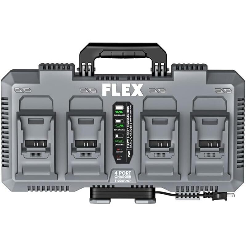 High-Performance FLEX 24V 1120W 4-Port Lithium-Ion Battery Charger
