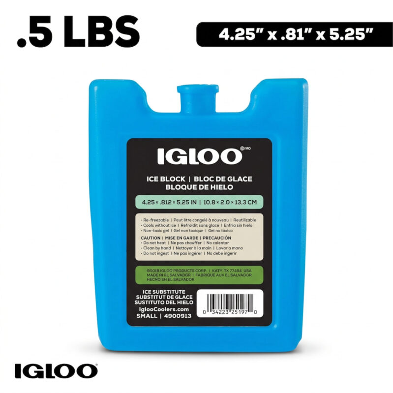Igloo MaxCold Small Ice Freeze Block - Intense Cooling Ice Block