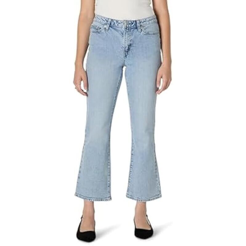 Amazon Essentials Women's Medium Stretch MidRise Kick Crop Jeans - Stylish & Comfortable Denim