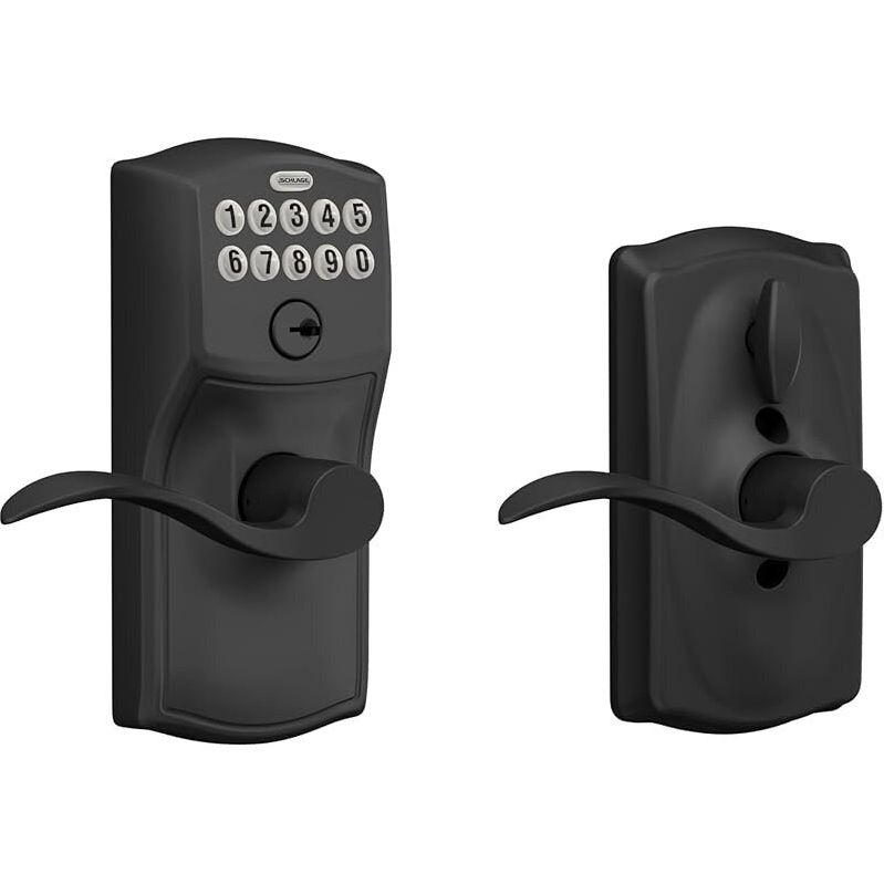 Schlage Camelot Keypad Lock with Lever Handle - Smart, Secure Entry
