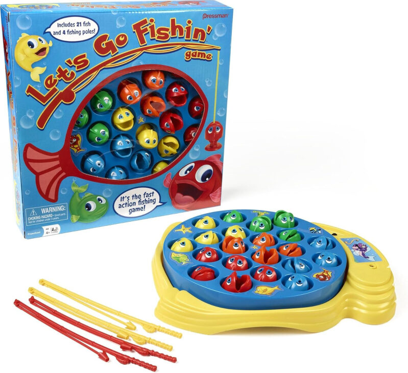 Pressman Fishing Game: Engaging Tabletop Fun for 1-4 Players
