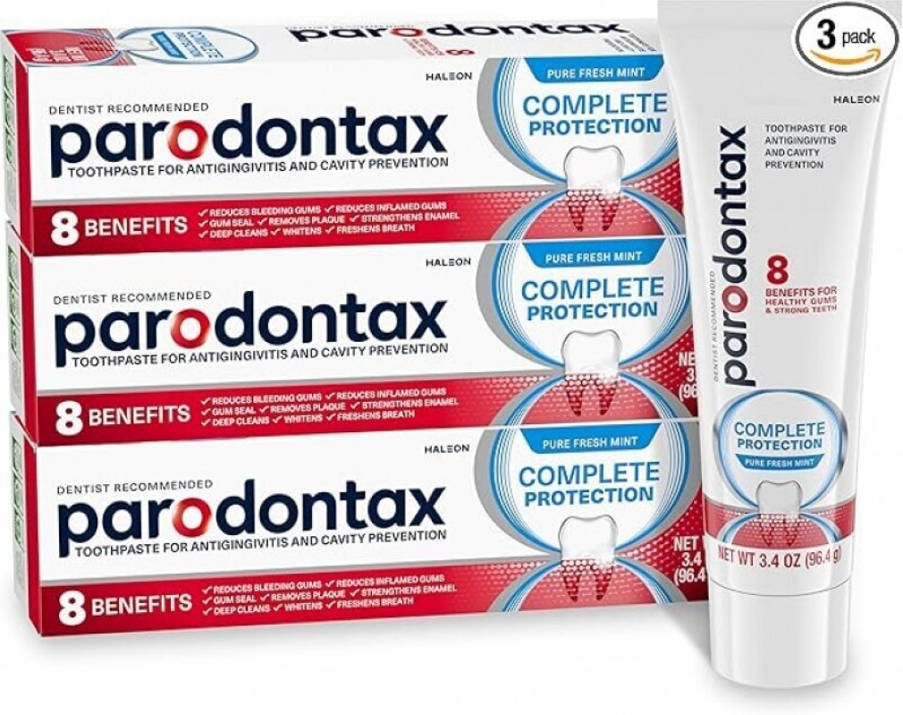 Parodontax Complete Protection Toothpaste - Pure Fresh Mint, 3.4 oz x 3