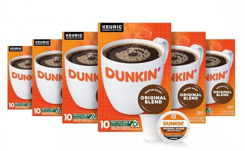 Dunkin' Original Blend Coffee K-Cup Pods - 60 Count
