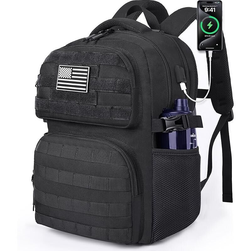 MOZETO 17-inch Tactical Inspired Utility Large Laptop Backpack