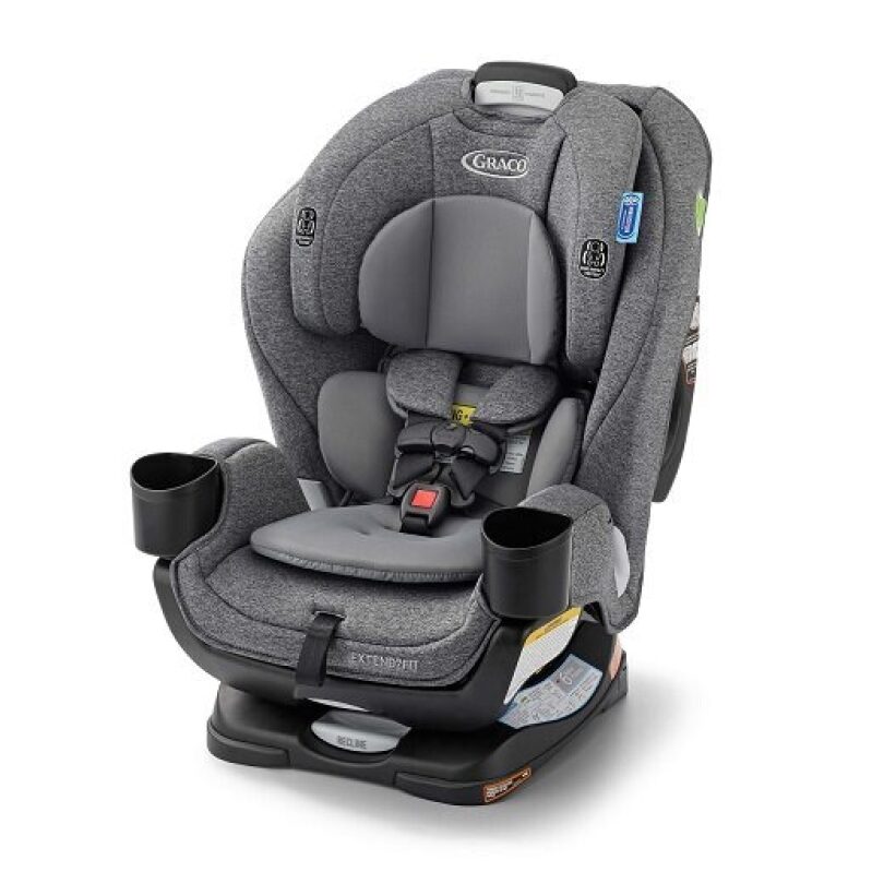 Graco Extend2Fit 3-in-1 Convertible Car Seat: Rear-Facing, Forward-Facing, Booster