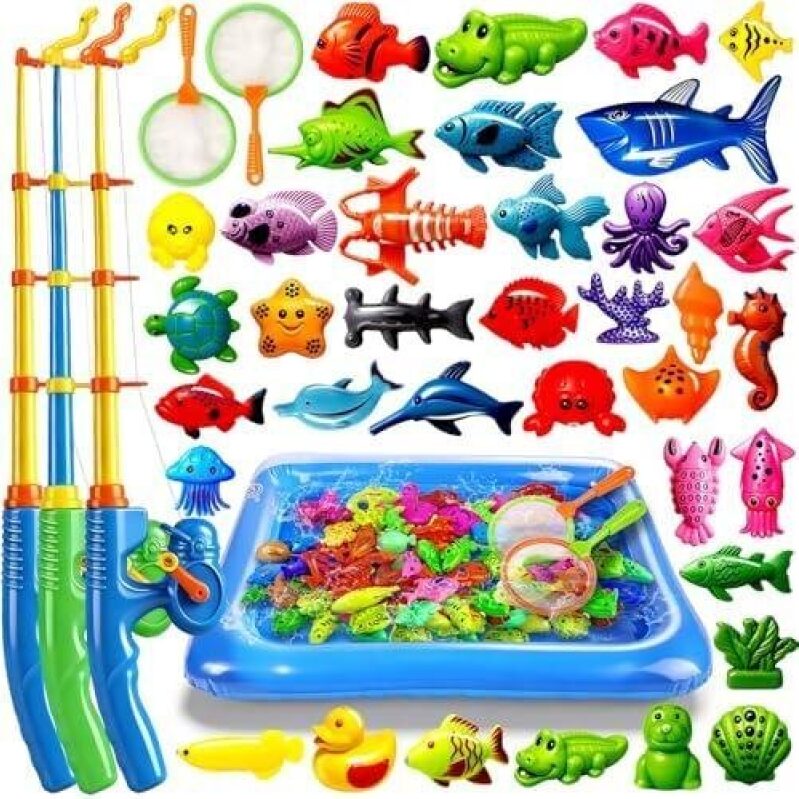 50% OFF Magnetic Fishing Toy Set for Kids - Fun and Educational