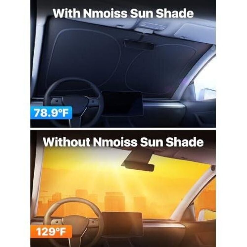Upgraded 2026 Nmoiss Car Windshield Sun Shade - 50% Off