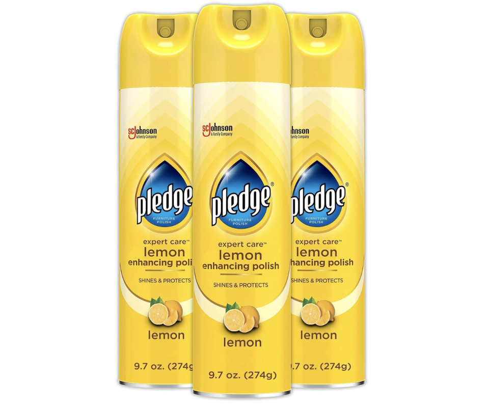 Pledge Lemon Enhancing Polish Spray - Shine & Protect Your Furniture