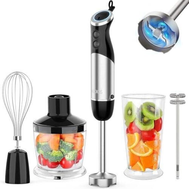5-in-1 Handheld Blender 50% OFF: Perfect for Smoothies and More