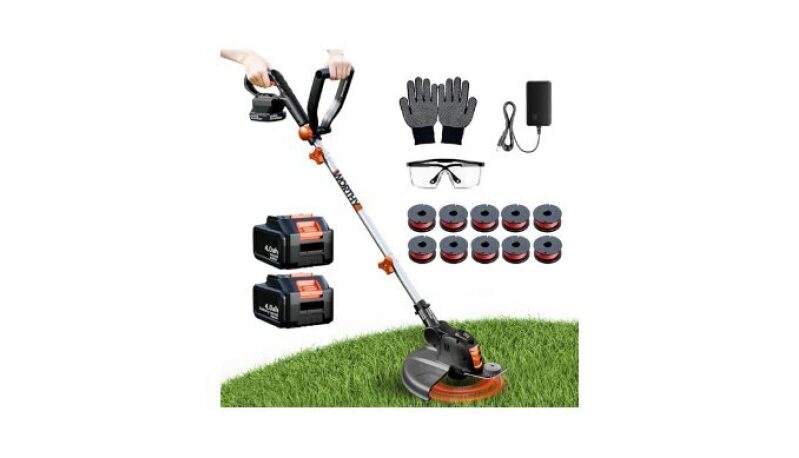 High-Efficiency Cordless Weed Wacker - Ideal for Small and Mid-Sized Yards