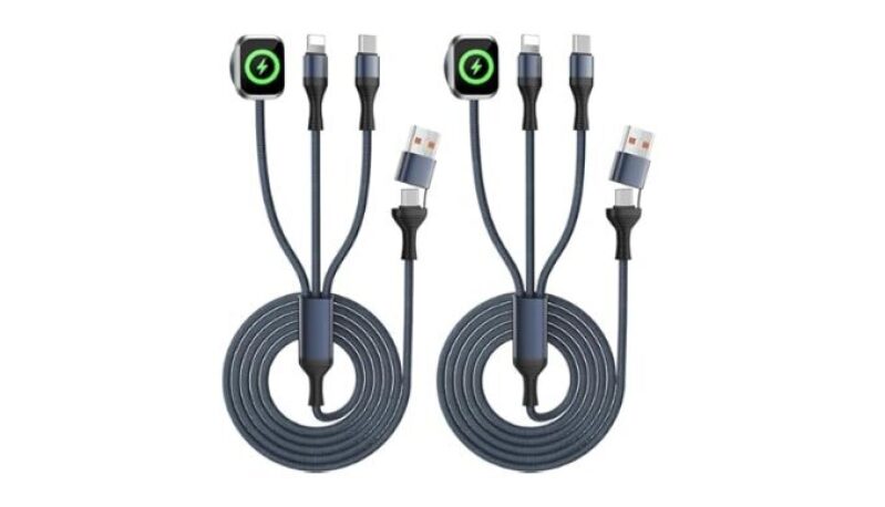 3-in-2 Multi Charging Cable 4FT - Efficient Charging Solution