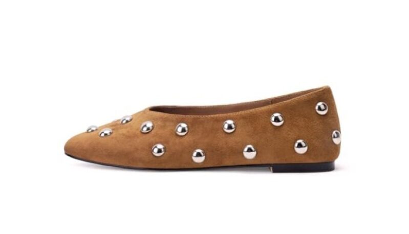 RBTHOLP Studded Flats for Women - Chic, Comfortable, and Versatile