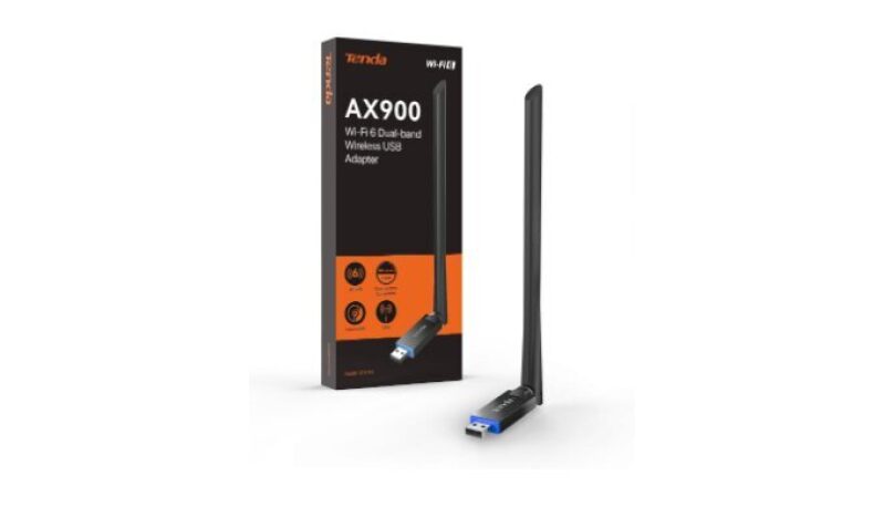 Tenda AX900 WiFi 6 Adapter - Dual-Band USB WiFi Dongle for Windows