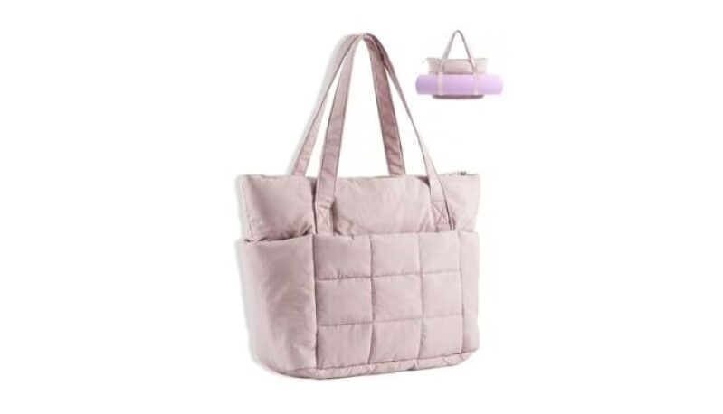 Padded Tote Bag for Women with Yoga Mat - Perfect for Fitness Enthusiasts