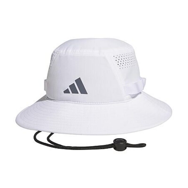 adidas Men's White Victory Bucket Hat for Smart Outdoor Adventures