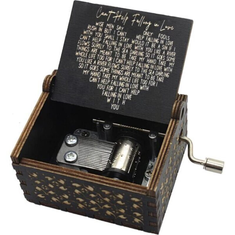 Aokely Can’t Help Falling in Love Music Box - Ideal Gift for Valentine’s, Birthdays, Christmas