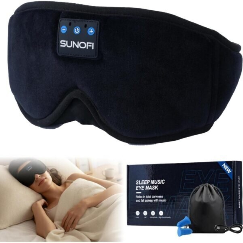 SunoFi Sleep Headphones Bluetooth 5.4 - Perfect for Side Sleepers