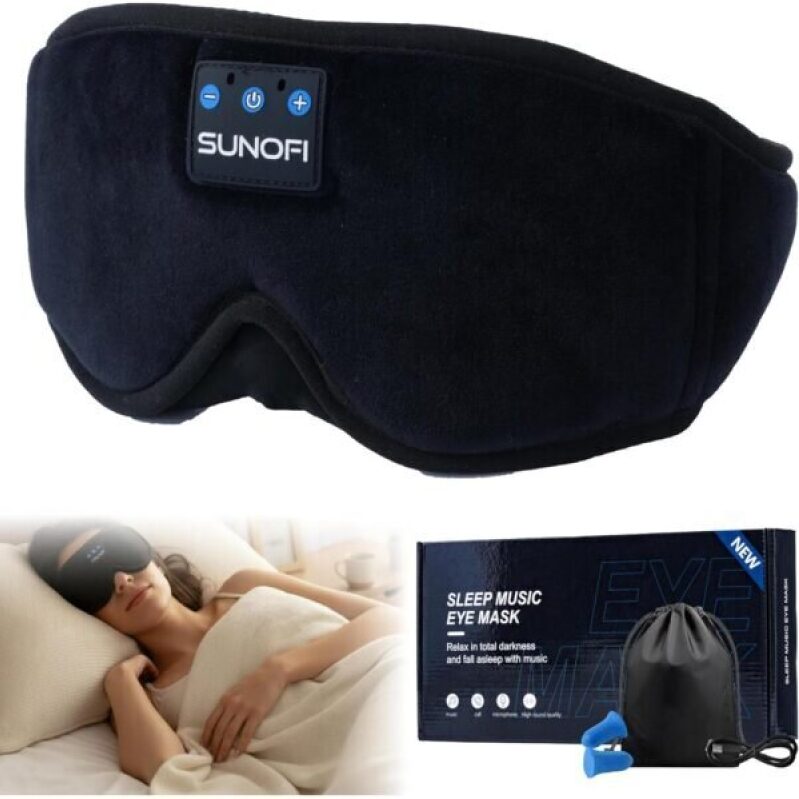 SunoFi Sleep Headphones Bluetooth 5.4 - Perfect for Side Sleepers