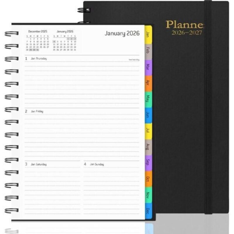 2026 Weekly & Monthly Planner Calendar -50% off