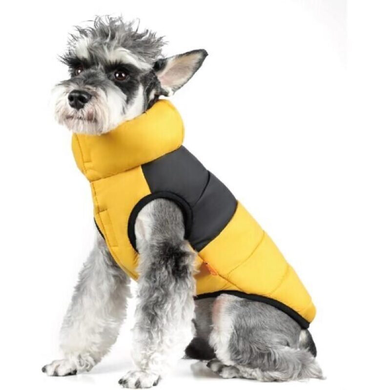 FOFOS Dog Winter Coat with Puller Hole, Puffer Jacket for Dogs