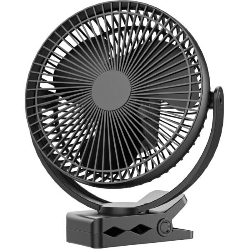 Clip on Fan, Rechargeable Portable Fan, 8 Inch Desk Fan with 10000mAh Battery