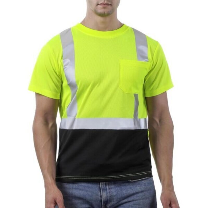 High Visibility Safety Shirts for Men with Reflective Strips - 50% Off