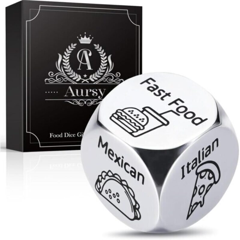 Aursy Fast Food Dice - Unique Gift for Food Lovers