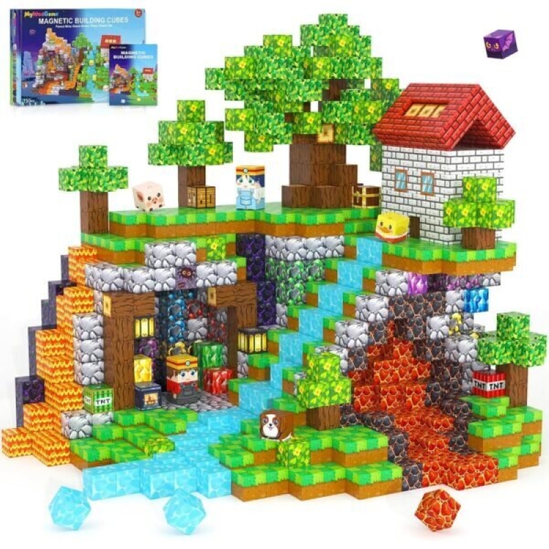 150PCS Magnetic Blocks for Kids - Educational Building Toys