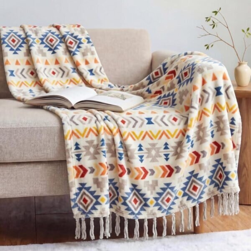 CASAAGUSTO Boho Sofa Blanket - 50% Off